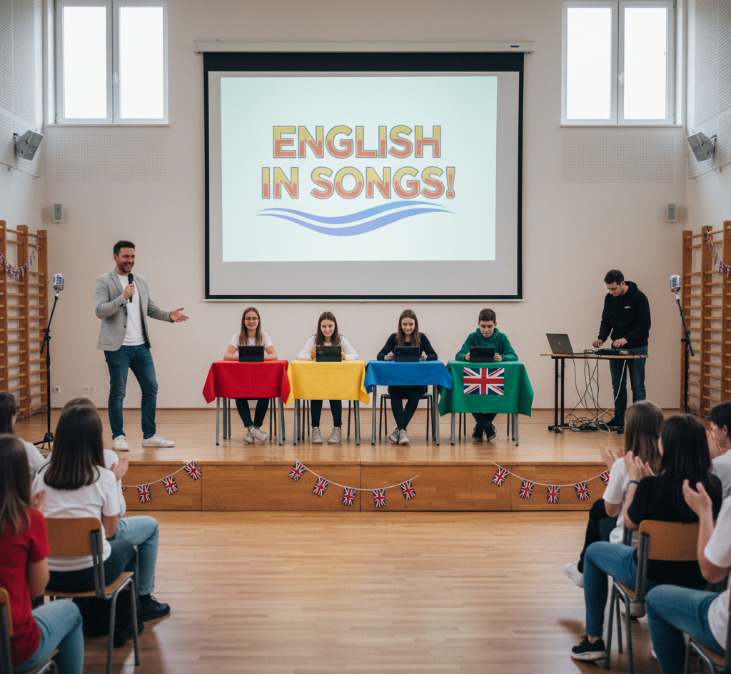 Studenti partecipanti a English in Songs
